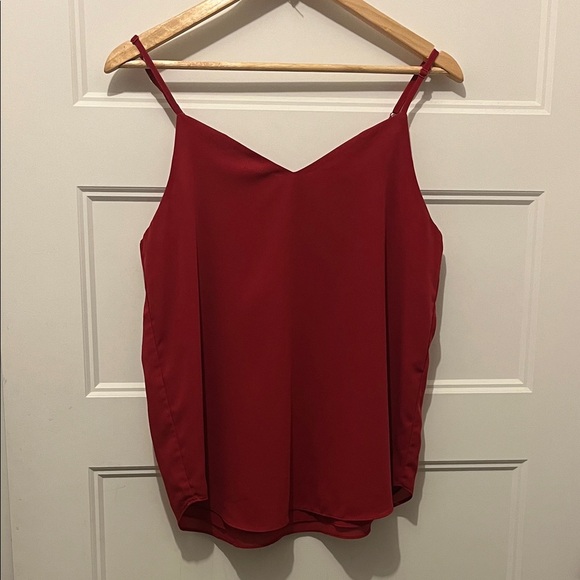 Kismet Tops - Kismet Elegant Red Camisole